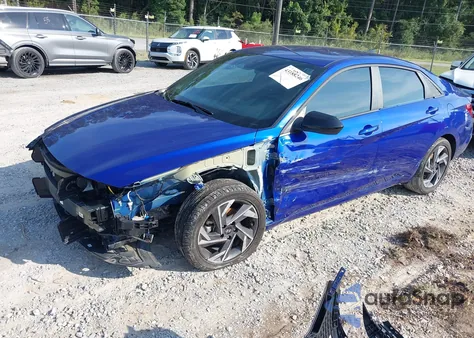 2025 Hyundai Elantra Sel Sport из США, поврежденный, VIN KMHLM4DG3SU890033